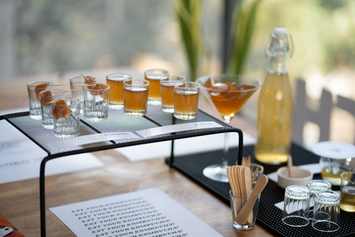 The Booch Bar - Sober Cocktails with Mountain Bee Kombucha