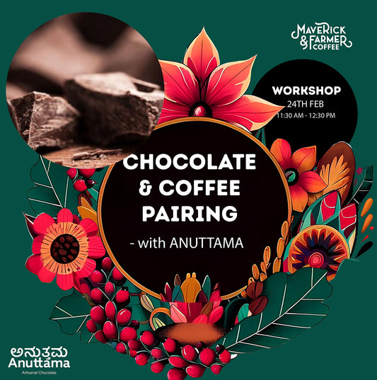 The Coffee and Chocolate pairing workshop with Anuttama